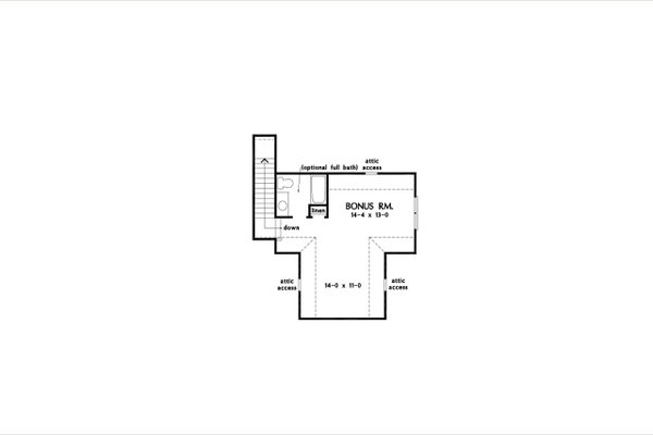 Craftsman Floor Plan - Other Floor Plan #929-1179