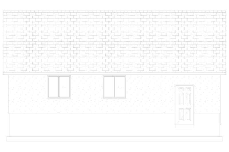 Architectural House Design - Exterior - Other Elevation 1 for Traditional House Plan #1060-130, 0 bath