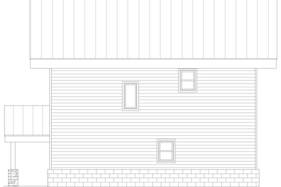 Exterior - Rear Elevation for Contemporary House Plan #932-807 - 2 bed, 2 bath