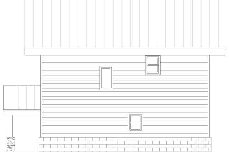 Dream House Plan - Exterior - Rear Elevation for Contemporary House Plan #932-807 - 2 bed, 2 bath