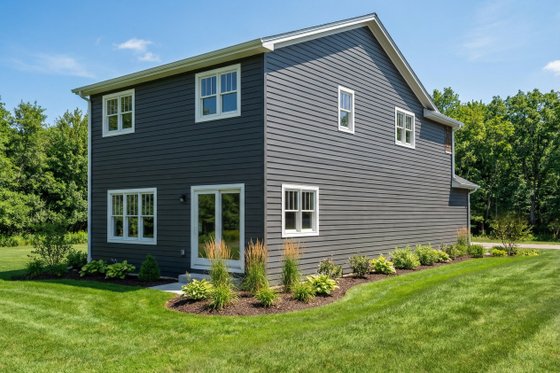 Exterior - Rear Elevation for Farmhouse House Plan #51-1518 - 4 bed, 2.5 bath