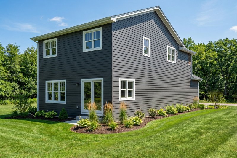 House Design - Exterior - Rear Elevation for Farmhouse House Plan #51-1518 - 4 bed, 2.5 bath