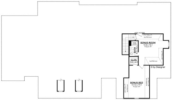 Architectural House Design - Country Floor Plan - Other Floor Plan #430-135