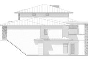Contemporary Style House Plan - 5 Beds 4.5 Baths 6179 Sq/Ft Plan #1114-101 Exterior 