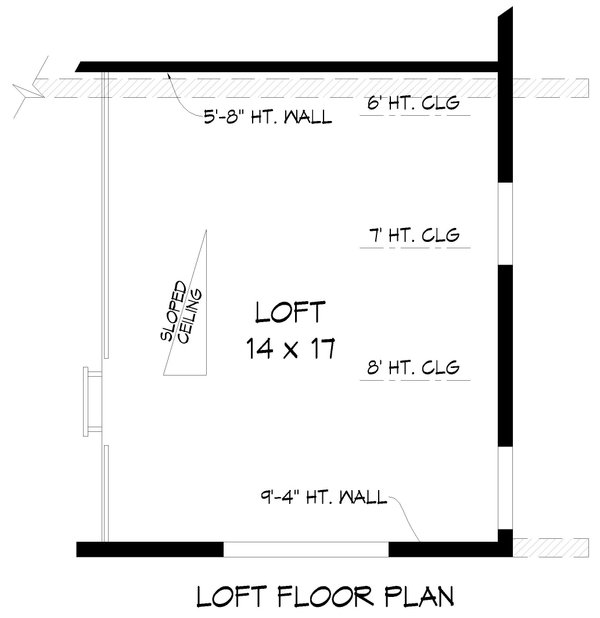 Contemporary Floor Plan - Upper Floor Plan #932-1245