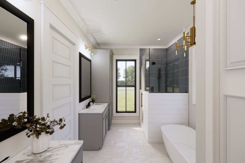 House Blueprint - Interior - Master Bathroom for Farmhouse House Plan #1074-44 - 3 bed, 2.5 bath