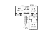European Style House Plan - 4 Beds 3.5 Baths 2965 Sq/Ft Plan #16-222 