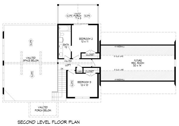 Country Floor Plan - Upper Floor Plan #932-735