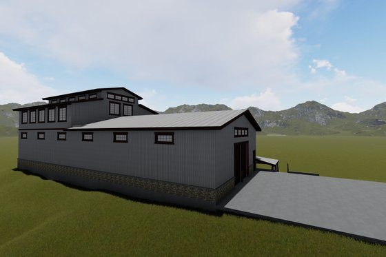 Exterior - Front Elevation 3 for Farmhouse House Plan #1060-80, 3 bath