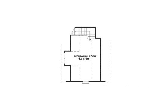 Floor Plan - Other Floor for Traditional House Plan #81-303 - 3 bed, 2 bath