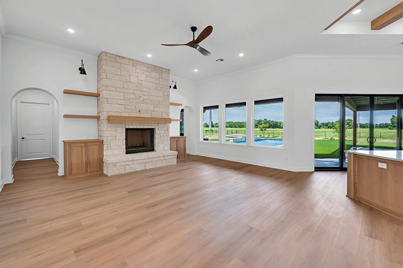 Architectural House Design - Interior - Family Room for Cottage House Plan #1096-14 - 4 bed, 4.5 bath