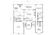 European Style House Plan - 4 Beds 3.5 Baths 3328 Sq/Ft Plan #17-2347 