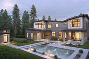 Contemporary Style House Plan - 4 Beds 3 Baths 4502 Sq/Ft Plan #1066-147 