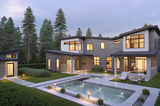 Photo 6 for Contemporary House Plan #1066-147 - 4 bed, 3 bath
