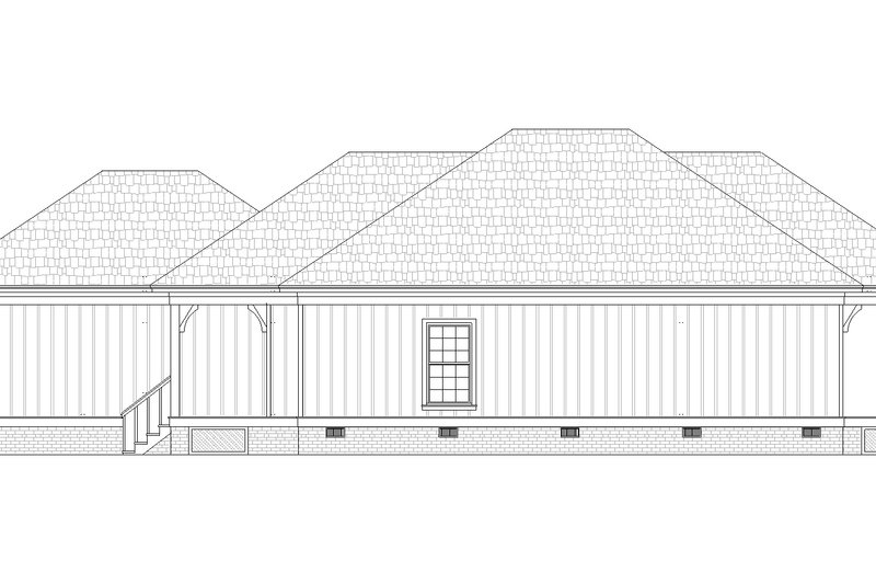 Home Plan - Exterior - Other Elevation 1 for Traditional House Plan #45-620 - 3 bed, 2 bath