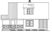 Colonial Style House Plan - 3 Beds 2 Baths 1451 Sq/Ft Plan #17-2761 