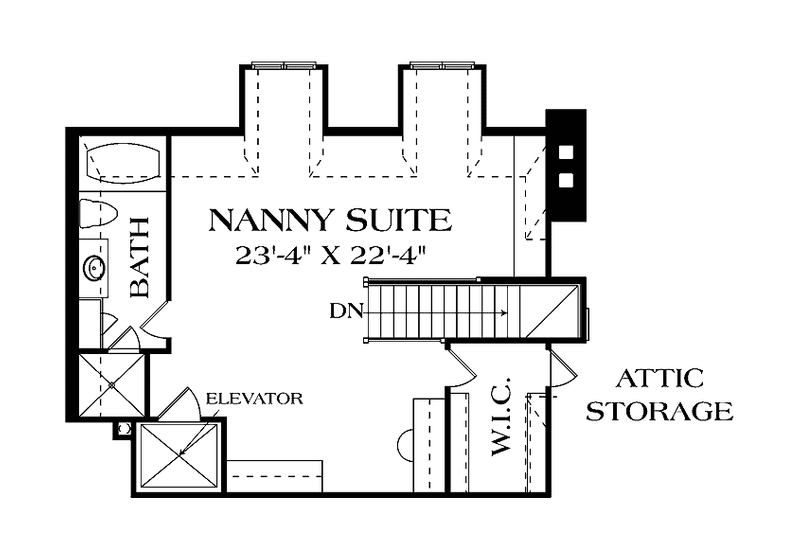 House Plan Design - Floor Plan - Other Floor for European House Plan #453-609 - 7 bed, 7.5 bath