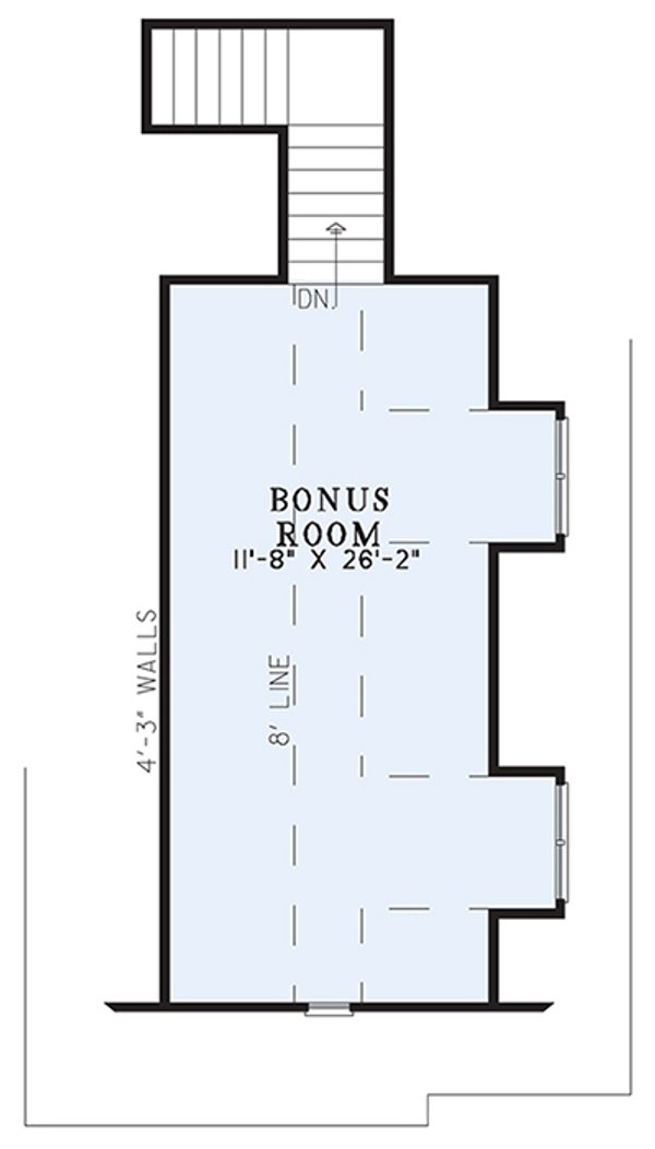 European Floor Plan - Upper Floor Plan #17-2931