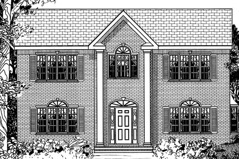 House Plan Design - Country Exterior - Front Elevation Plan #3-282
