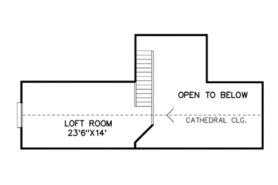 Floor Plan - Other Floor for Traditional House Plan #65-130 - 3 bed, 2 bath