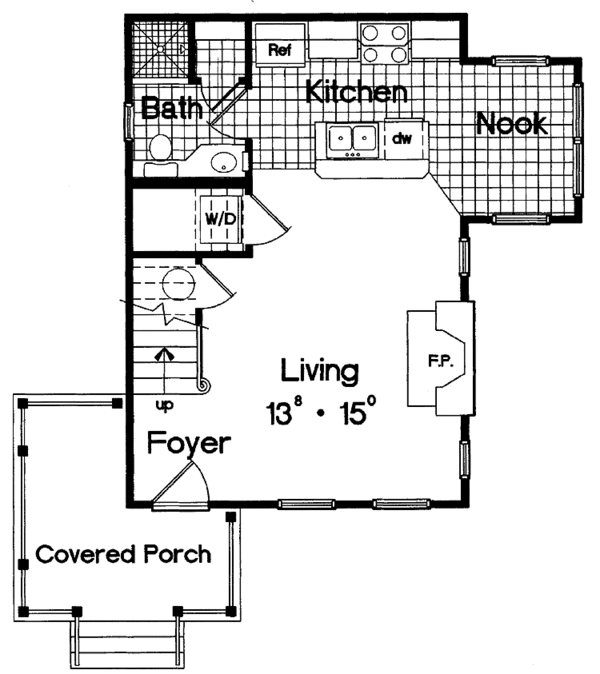 Home Plan - Victorian Floor Plan - Main Floor Plan #417-578