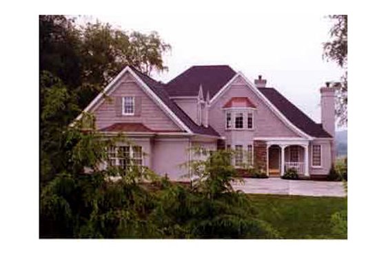 Exterior - Other Elevation for European House Plan #429-22 - 4 bed, 3.5 bath
