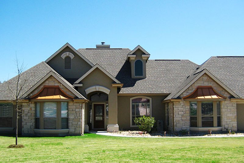 Home Plan - Exterior - Front Elevation 3 for European House Plan #472-251 - 3 bed, 2 bath