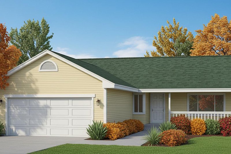 House Design - Traditional Exterior - Front Elevation Plan #100-101