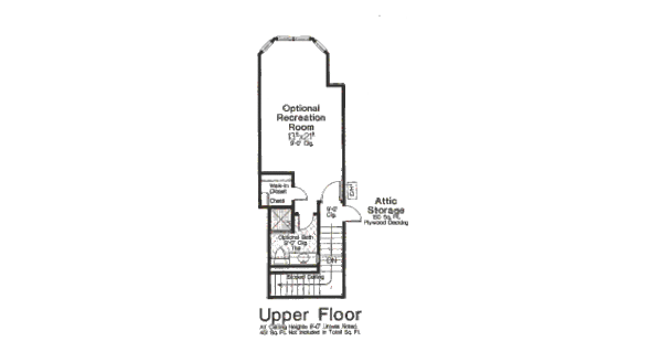 European Floor Plan - Other Floor Plan #310-667