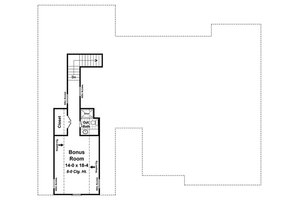 Floor Plan - Other Floor for Craftsman House Plan #21-330 - 4 bed, 2.5 bath