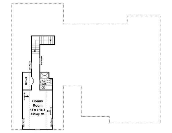 Craftsman Floor Plan - Other Floor Plan #21-330