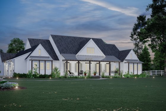 Exterior - Other Elevation for Farmhouse House Plan #1081-33 - 3 bed, 3.5 bath