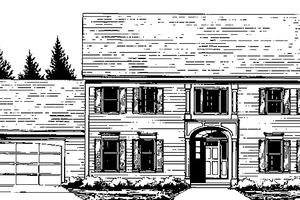 House Design - Country Exterior - Front Elevation Plan #1001-116