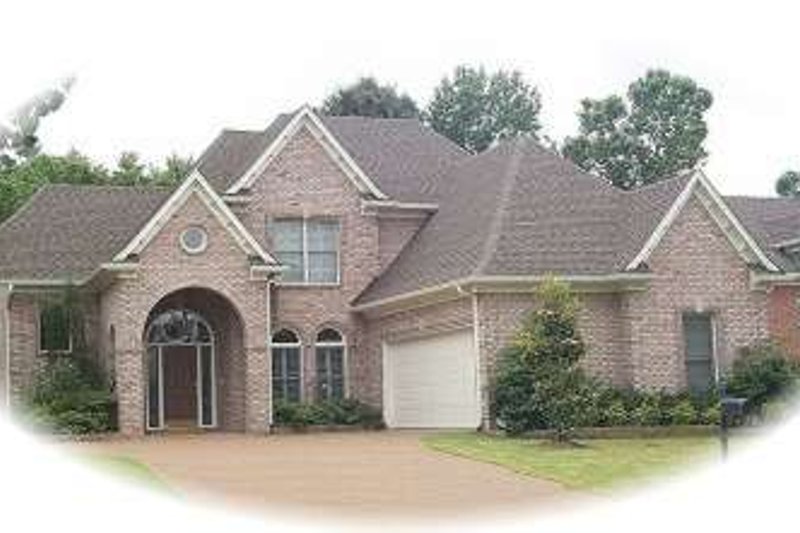 Exterior - Front Elevation 2 for European House Plan #81-1509 - 3 bed, 2.5 bath