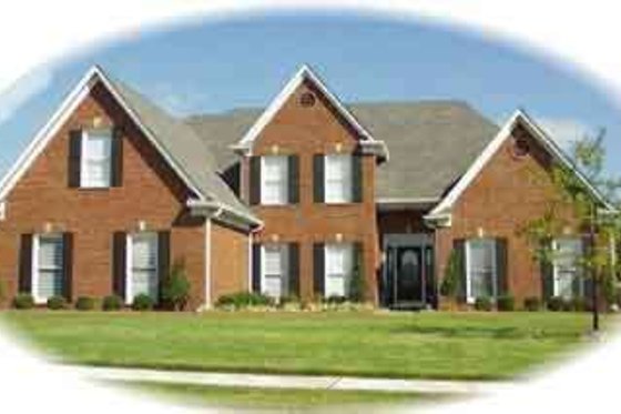 Exterior - Front Elevation for European House Plan #81-608 - 4 bed, 3.5 bath