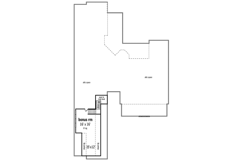 Home Plan - Floor Plan - Upper Floor for Craftsman House Plan #45-454 - 4 bed, 4 bath
