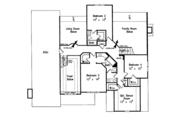 Colonial Style House Plan - 4 Beds 3.5 Baths 3462 Sq/Ft Plan #927-760 