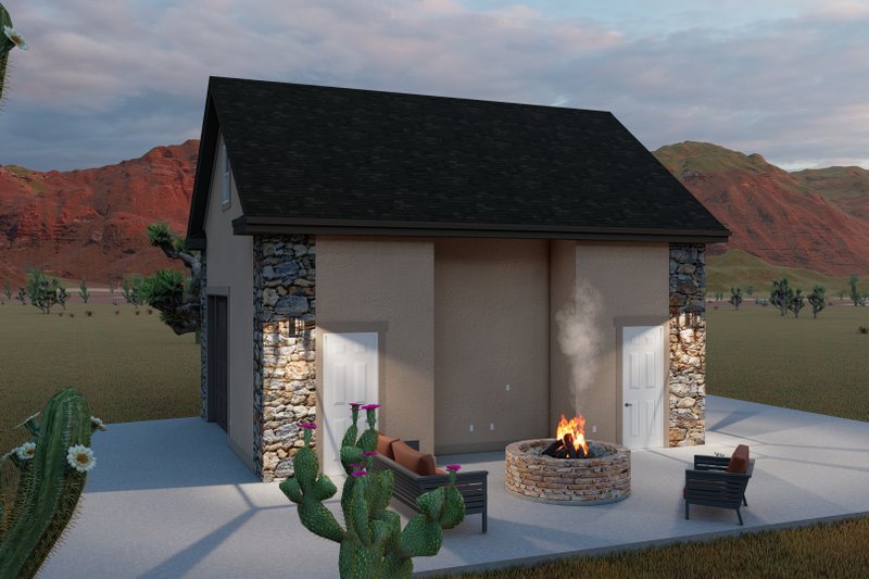 Architectural House Design - Exterior - Other Elevation for Country House Plan #1060-90, 0 bath