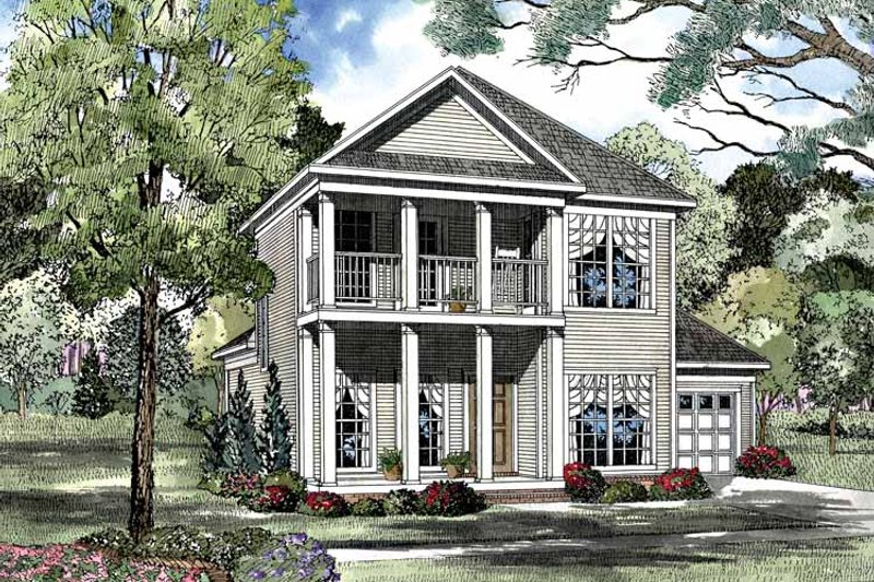 Architectural House Design - Classical Exterior - Front Elevation Plan #17-3052
