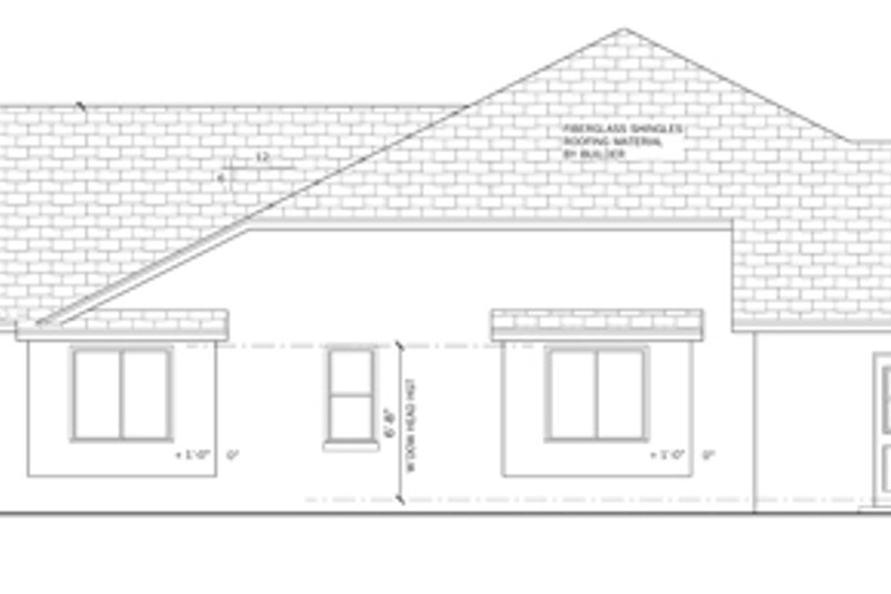 Home Plan - Exterior - Other Elevation for Mediterranean House Plan #1058-44 - 4 bed, 3 bath