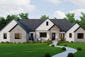Dream House Plan - Exterior - Front Elevation for Farmhouse House Plan #1089-67 - 3 bed, 2.5 bath