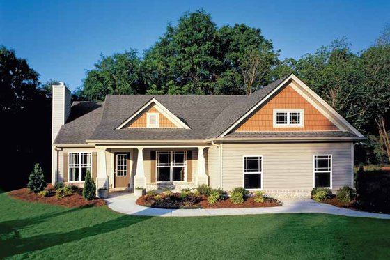 Exterior - Front Elevation 4 for Country House Plan #927-132 - 3 bed, 2 bath