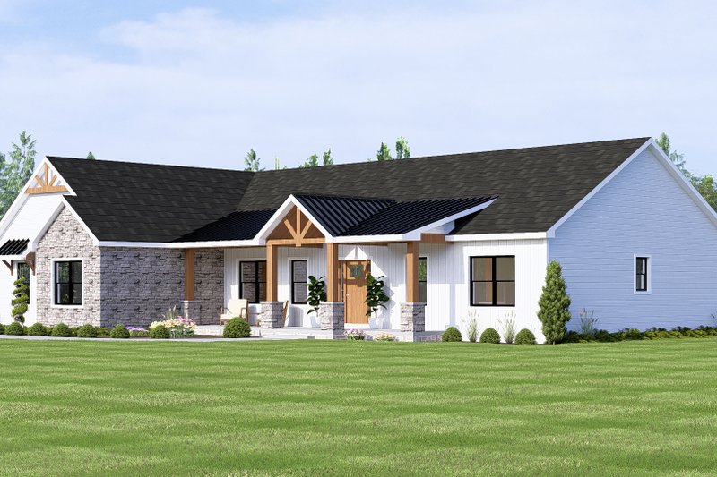 Home Plan - Exterior - Other Elevation for Farmhouse House Plan #1064-470 - 3 bed, 2.5 bath