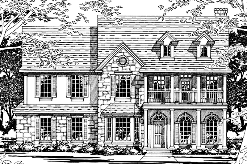 Dream House Plan - Country Exterior - Front Elevation Plan #472-341