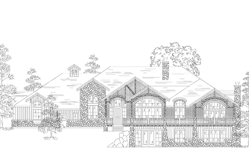 House Blueprint - Country Exterior - Front Elevation Plan #945-31