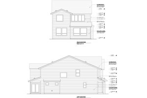 Exterior - Other Elevation 1 for Craftsman House Plan #53-721 - 5 bed, 2.5 bath