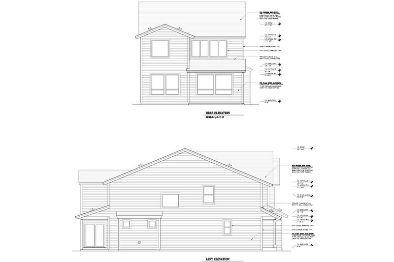 Home Plan - Exterior - Other Elevation 1 for Craftsman House Plan #53-721 - 5 bed, 2.5 bath