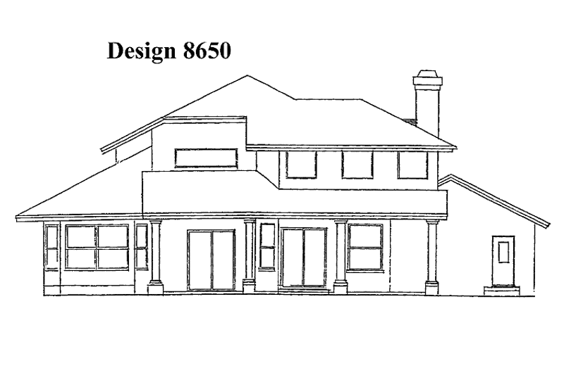 Dream House Plan - Exterior - Rear Elevation for Mediterranean House Plan #417-499 - 4 bed, 3.5 bath