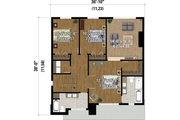 Classical Style House Plan - 3 Beds 2 Baths 2184 Sq/Ft Plan #25-4943 
