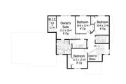 Traditional Style House Plan - 4 Beds 3 Baths 2821 Sq/Ft Plan #51-496 